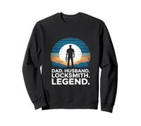 Papá Marido Cerrajero Leyenda Sudadera