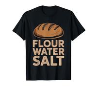 Papa Masa Madre Harina Agua Sal Pan Artesano Panadero Camiseta