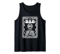 Papá Mejor El Hombre El Mito La Leyenda - Día del Padre Papá Camiseta sin Mangas