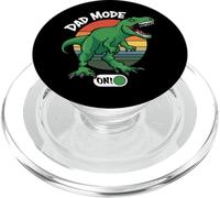 Papá Mode On Funny Father T-Rex Dinosaurio Tiranosaurio Rex PopSockets PopGrip para MagSafe