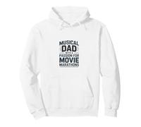 Papá Musical con pasión por Las maratones de Cine Sudadera con Capucha