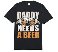 Papá Necesita Una Cerveza Divertido Papá Padre Bebiendo Humor Cerveza Hombres Comfort Colors Adult Heavyweight T-Shirt