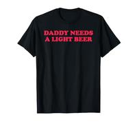Papá Necesita una Cerveza Ligera Solicitar Divertido Juego de Palabras Humor sarcástico Camiseta