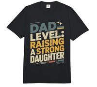 Papá Nivel Criando Una Hija Fuerte Paternidad Comfort Colors Adult Heavyweight T-Shirt