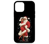 Papá Noel afroamericano Bailando con la señora Claus para Navidad Carcasa para iPhone 12 Mini