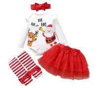 Papa Noel Bebe NiñA Vestidos 7 Outono Ropa TéRmica Para NiñA 2 AñOs SuéTer De Navidad Para NiñA Vestido Para Bebe 18 Meses Vestido Navidad Bebe Y Disfraz Papá Noel NiñO 2 AñOs Trajes NavideñOs
