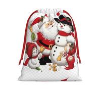 Papá Noel. Bolsas de Navidad, bolsa de almacenamiento, suministros de fiesta de cumpleaños, también se puede utilizar para almacenamiento diario