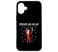 Papá Noel Borracho Prosecc-Ho-Ho Xmas Navidad Carcasa para iPhone 16 Plus