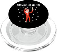Papá Noel Borracho Prosecc-Ho-Ho Xmas Navidad PopSockets PopGrip para MagSafe