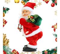 Papá Noel cantando - Papá Noel cantando, Papá Noel bailando con música Juguete de Santa Claus que agita el botín Juguete de Papá Noel eléctrico cantando para niñas
