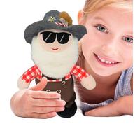 Papá Noel con música de peluche cantando twerkende | Juguetes blandos para niños y adultos, para fiestas, fiestas, mesas, estanterías