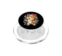 Papá Noel de Calico Cantando PopSockets PopGrip para MagSafe