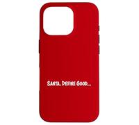 Papá Noel, Define un Buen diseño Divertido de Navidad Carcasa para iPhone 16 Pro