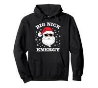 Papá Noel Divertido Big Nick Energy Sudadera con Capucha