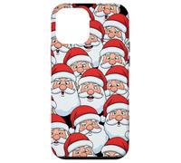 Papá Noel Divertido se enfrenta a la Multitud Caso para Carcasa para iPhone 12 Mini