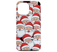 Papá Noel Divertido se enfrenta a la Multitud Caso para Carcasa para iPhone 13 Pro MAX