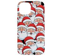 Papá Noel Divertido se enfrenta a la Multitud Caso para Carcasa para iPhone 14