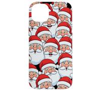 Papá Noel Divertido se enfrenta a la Multitud Caso para Carcasa para iPhone 14 Plus