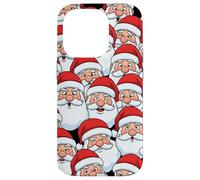 Papá Noel Divertido se enfrenta a la Multitud Caso para Carcasa para iPhone 14 Pro