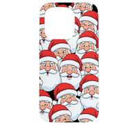 Papá Noel Divertido se enfrenta a la Multitud Caso para Carcasa para iPhone 15 Pro