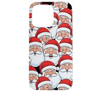 Papá Noel Divertido se enfrenta a la Multitud Caso para Carcasa para iPhone 15 Pro MAX