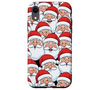 Papá Noel Divertido se enfrenta a la Multitud Caso para Carcasa para iPhone XR