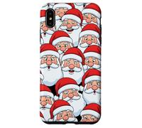 Papá Noel Divertido se enfrenta a la Multitud Caso para Carcasa para iPhone XS MAX