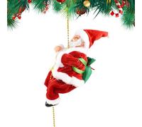Papá Noel Eléctrico Trepador Con Música,Decoración Estacional con Pilas,Decoración Navideña para Puertas - Para Casa Hotel Oficina Sala De Estar Dormitorio Estudio Entrada Reuniones Familiares