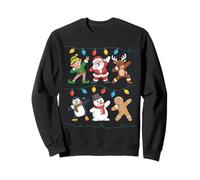 Papá Noel Elfos Reno Muñeco de nieve Navidad Sudadera