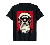 Papá Noel Fresco en Gafas de Sol gótico Navidad Punk Grunge Urbano Camiseta