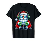 Papá Noel Gaming Christmas Boys Gamer Controller Holiday Camiseta