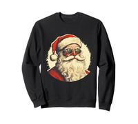 Papá Noel Groovy - Estilo Vintage Antiguo de Navidad Sudadera