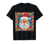Papá Noel Mandala Navidad Xmas Navidad Camiseta