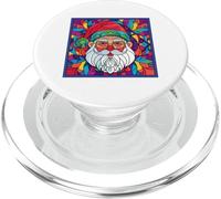 Papá Noel Mandala Navidad Xmas Navidad PopSockets PopGrip para MagSafe