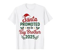 Papá Noel me promovió a Gran Hermano 2025 Navidad Baby Reveal Camiseta