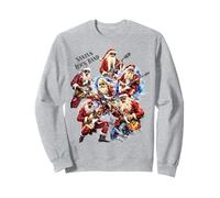 Papá Noel Moderno y su Nueva Banda de Rock and Roll Sudadera
