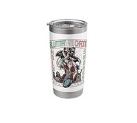 Papá Noel Motero de Navidad de Kevin Smith Jay y Bob Silent Smokes Vaso térmico de acero inoxidable de doble pared