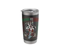 Papá Noel Motero de Navidad de Kevin Smith Jay y Bob Silent Smokes Vaso térmico de acero inoxidable de doble pared