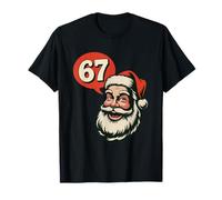 Papa Noel Navidad Edad 67 Cumpleanos Festivo Camiseta