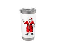 Papá Noel Navidad/Papá Noel Vaso térmico de acero inoxidable de doble pared