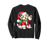 Papá Noel Puppy Holiday Spirit Christmas Joy Sudadera