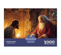 Papá Noel Puzzle 1000 Piezas Un Desafío Imposible Juguetes Resistentes A La Presión Familiar Regalos Familiares para Adultos Y Niños 70x50cm/1000pcs