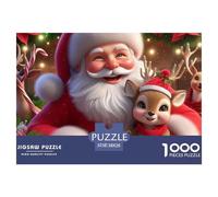 Papá Noel Puzzle De 1000 Piezas Puzzle Arte Puzzles para Adultos Y Niños Adultos Y Niños A Partir De 12 Año 38x26cm/1000pcs