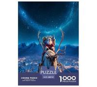 Papá Noel Puzzle Desafíos Divertidos Decoración Familiar 1000 Piezas Alegría de Nochebuena Rompecabezas Imposible Juguetes Desafiantes para Adultos 52x38cm/1000pcs