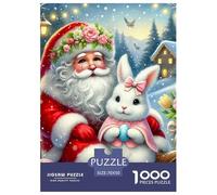 Papá Noel Rompecabezas De Papel 1000 Piezas Navidad Desafío Difícil Exclusivo De Amazon para Adultos Y Niños Desde Los 12 Años 70x50cm/1000pcs