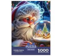 Papá Noel Rompecabezas De Papel 1000 Piezas Navidad Desafío Difícil Idea De Regalo para Ella O Él para Adultos Y Niños Desde Los 12 Años 70x50cm/1000pcs