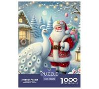Papá Noel Rompecabezas De Papel 1000 Piezas Navidad Desafío Difícil Idea De Regalo para Ella O Él para Adultos Y Niños Desde Los 12 Años 38x26cm/1000pcs