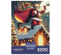 Papá Noel Rompecabezas De Papel 1000 Piezas Navidad Desafío Duro Exclusivo De Amazon para Adultos Y Niños Desde Los 12 Años 70x50cm/1000pcs