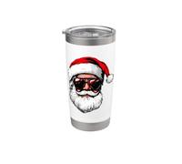 Papá Noel Santa Claus Vaso térmico de acero inoxidable de doble pared
