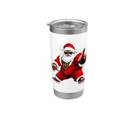 Papá Noel Santa Claus Vaso térmico de acero inoxidable de doble pared